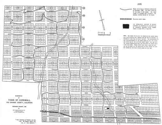 Property reference map of the Jasper area